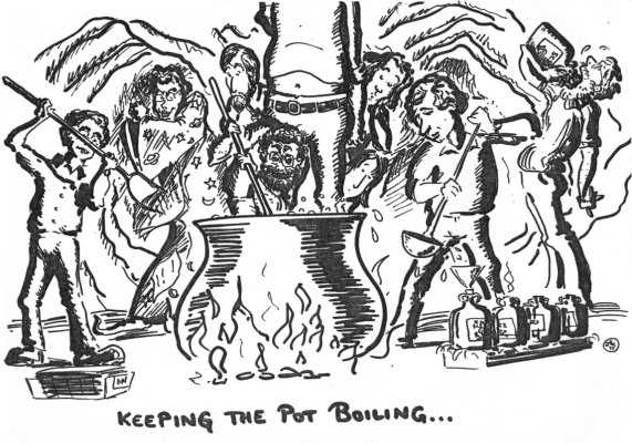 Cartoon by Jack Kirwan of S3 users